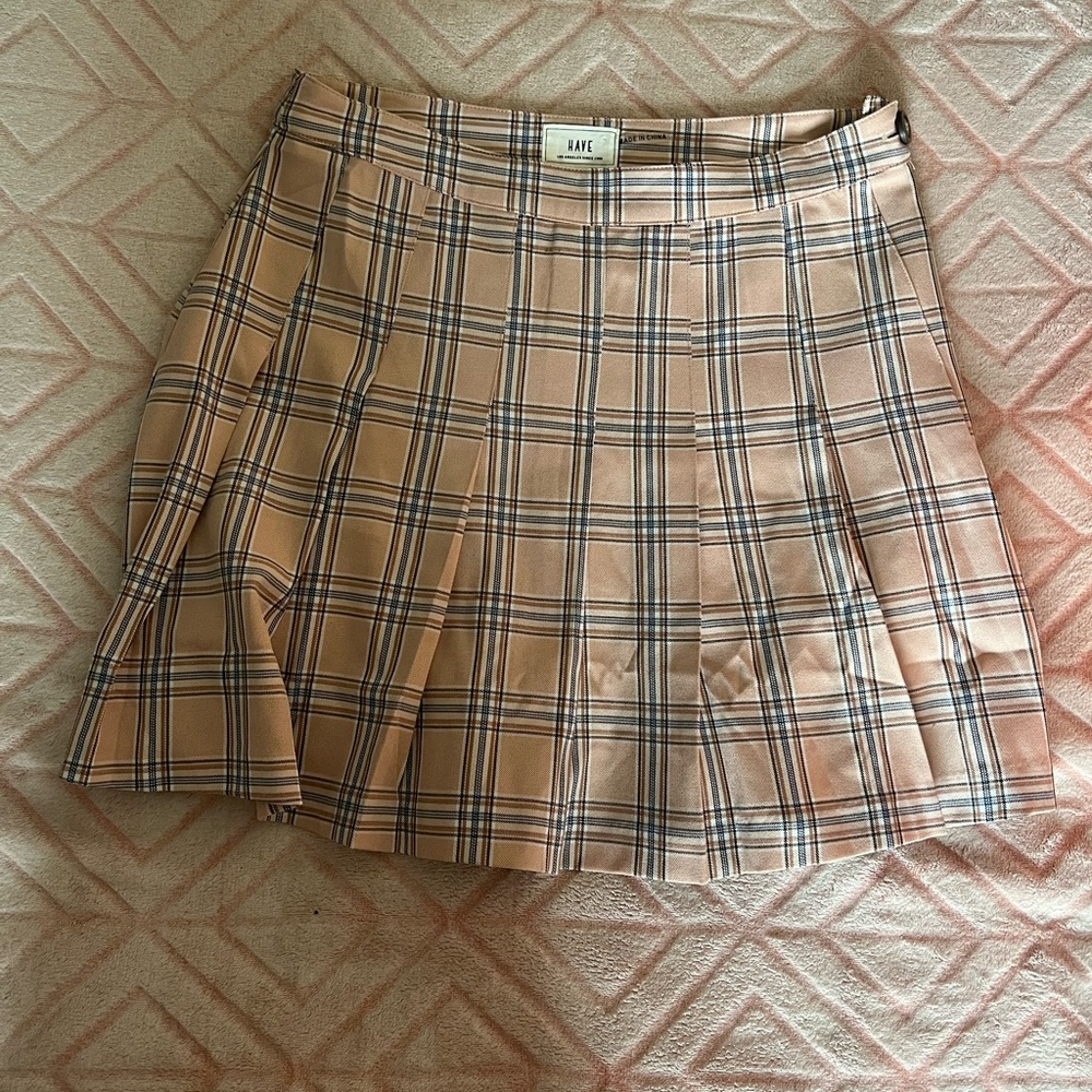Blush school girl skirt